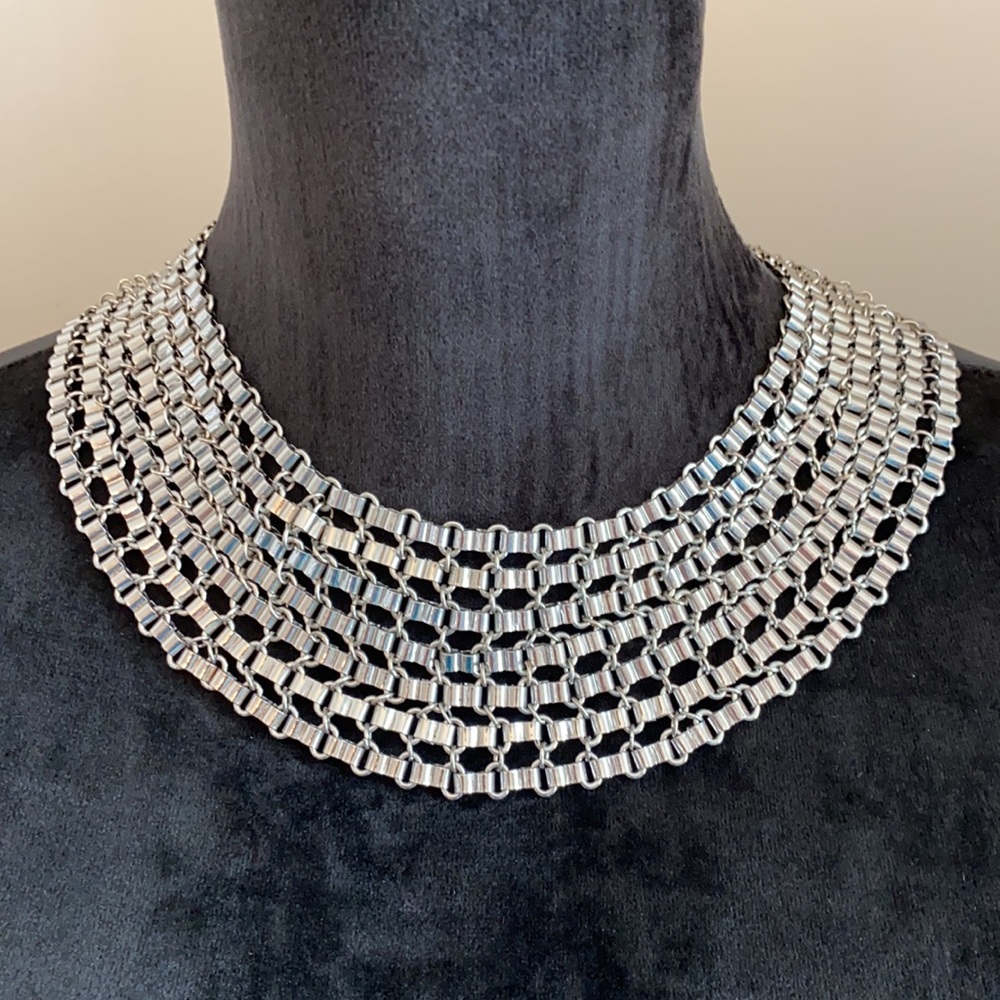BCBG MaxAzria Silver Choker